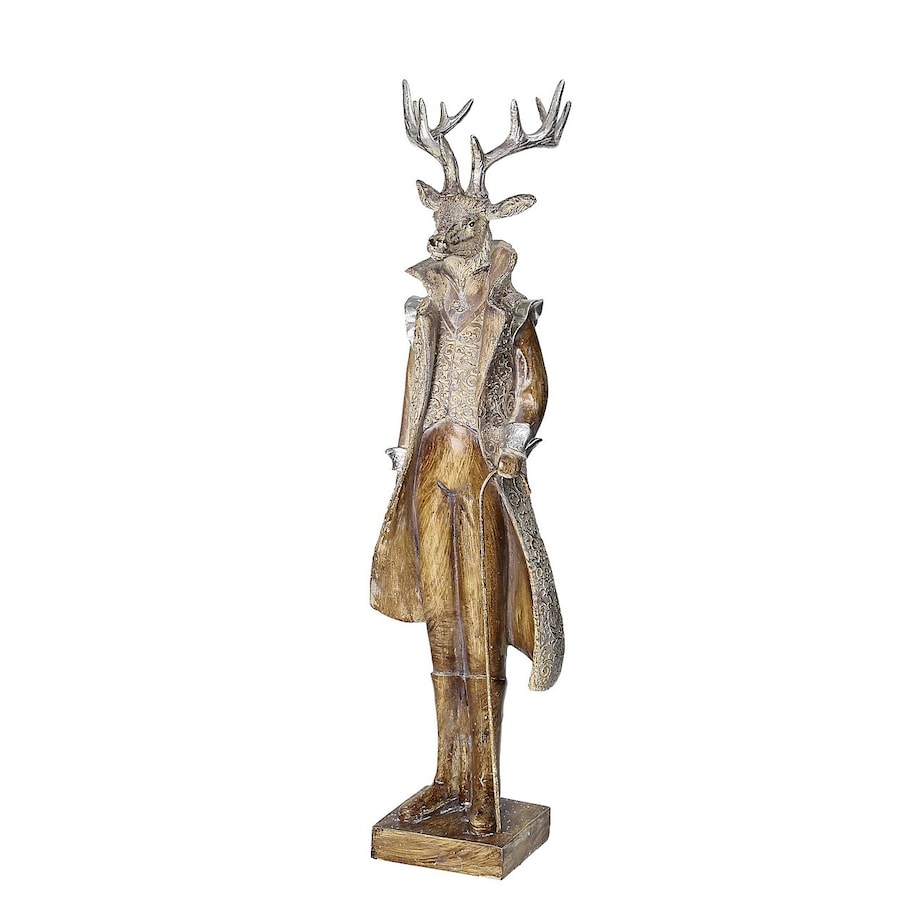 Figurka dekoracyjna Gentleman Deer 30x9x69 cm, 17x17x61 cm