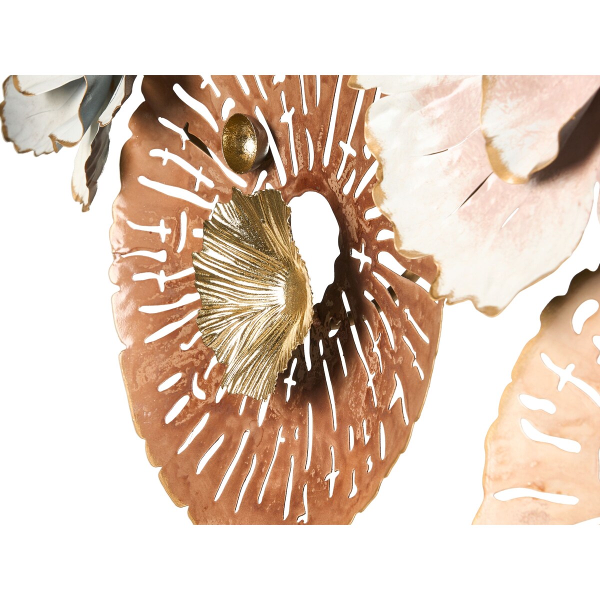 Dekoracja ścienna Kwiat GADOLINIUM Metal 45 cm Kolorowy