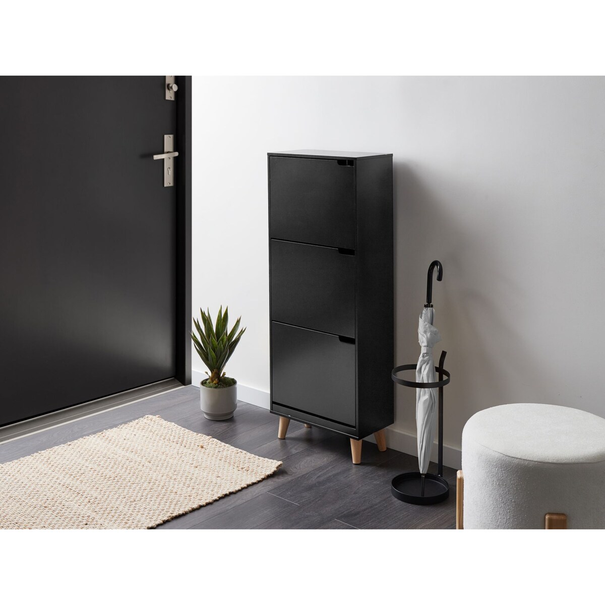 Szafka na buty NEIKA Czarny