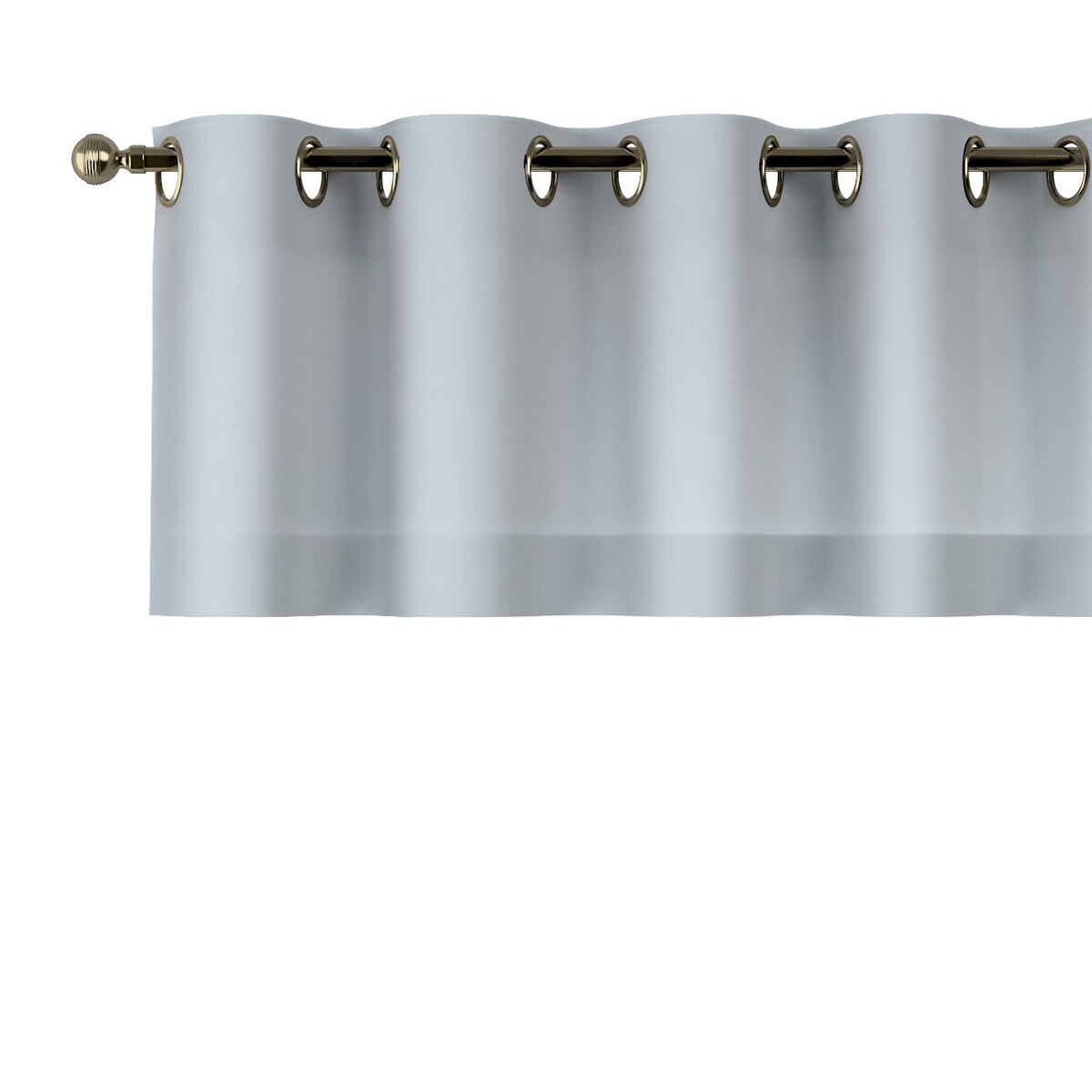 Lambrekin na kółkach 260x40 szary