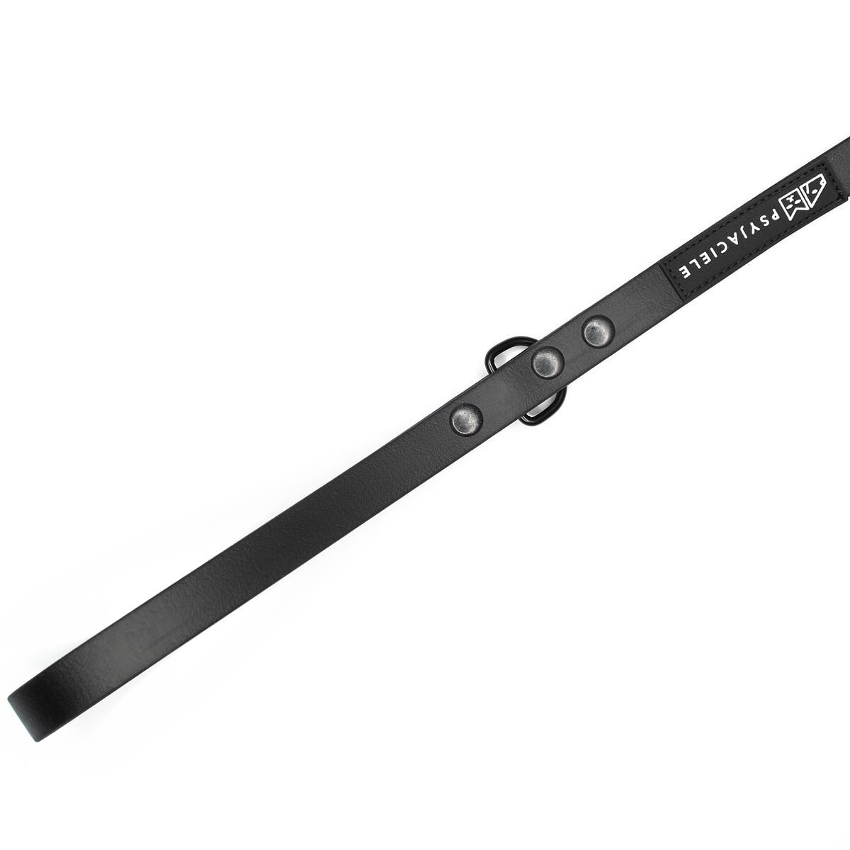 Smycz treningowa Biothane® Black AF - Rozmiar: M, Szerokość taśmy: 19mm