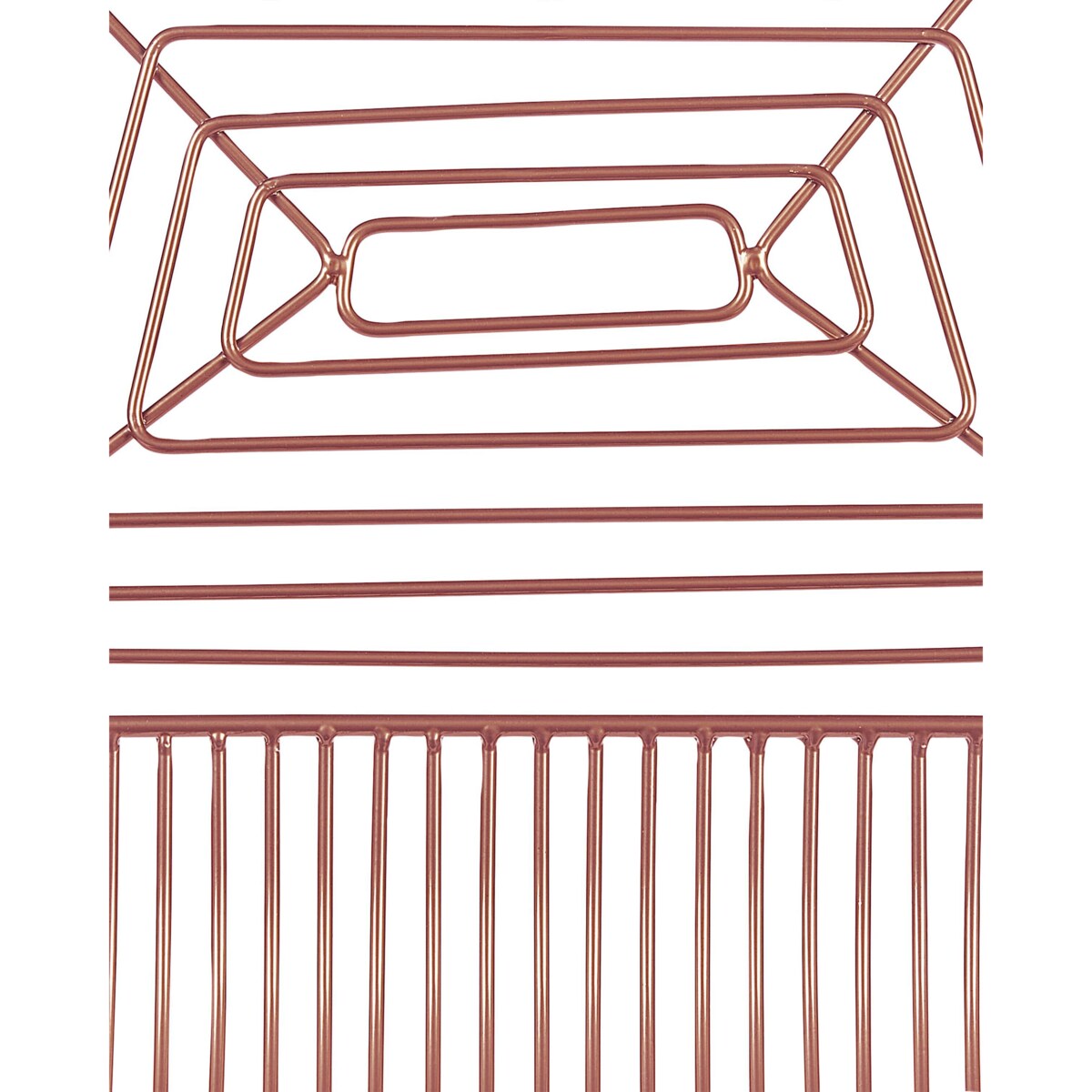 Zestaw 2 krzeseł barowych metalowy złoty róż BISBEE