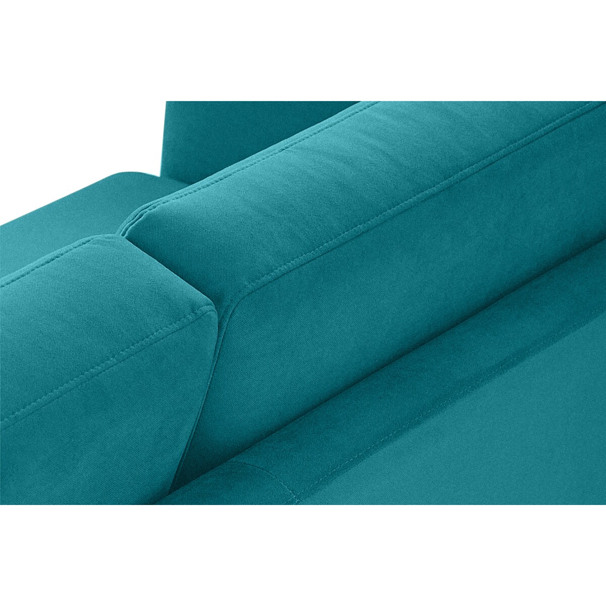 KONSIMO TAGIO Turkusowa skandynawska sofa 3-osobowa