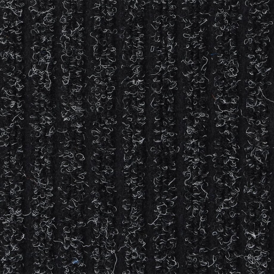 vidaXL Wycieraczka, prążkowana, antracytowa, 80 x 120 cm