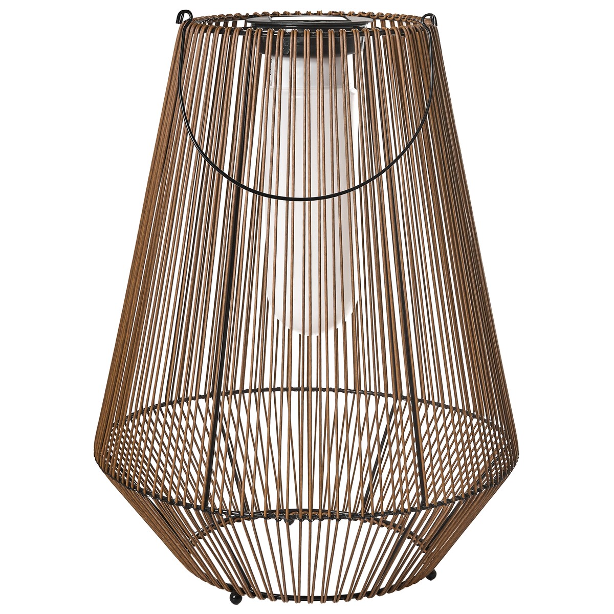 Lampion solarny LUSWISHI 68 cm Naturalny