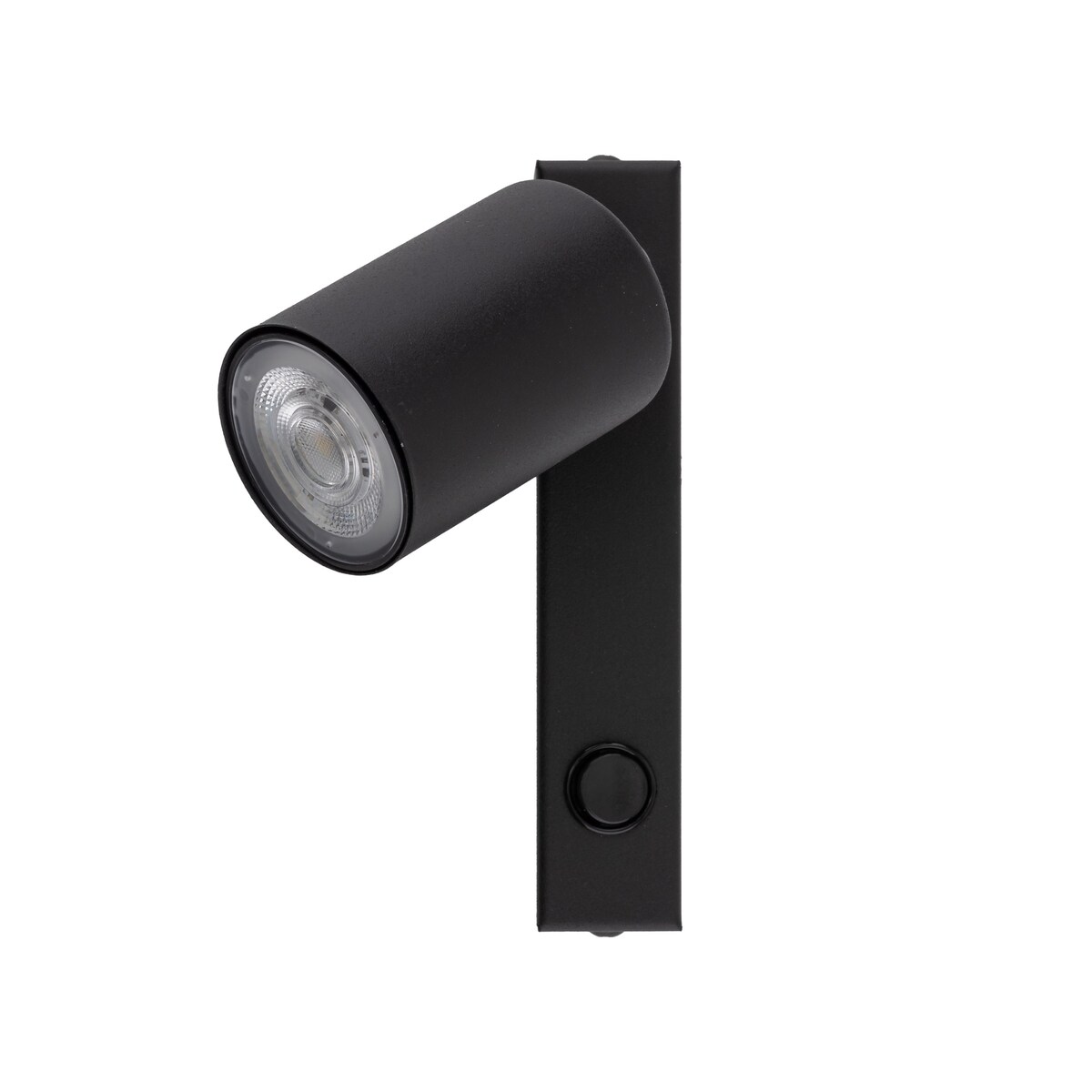 Kinkiet ścienny ruchomy z włącznikiem TK Lighting NEX Black GU10 czarny loftowy 11364