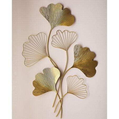 Dekoracja ścienna złota INDIUM