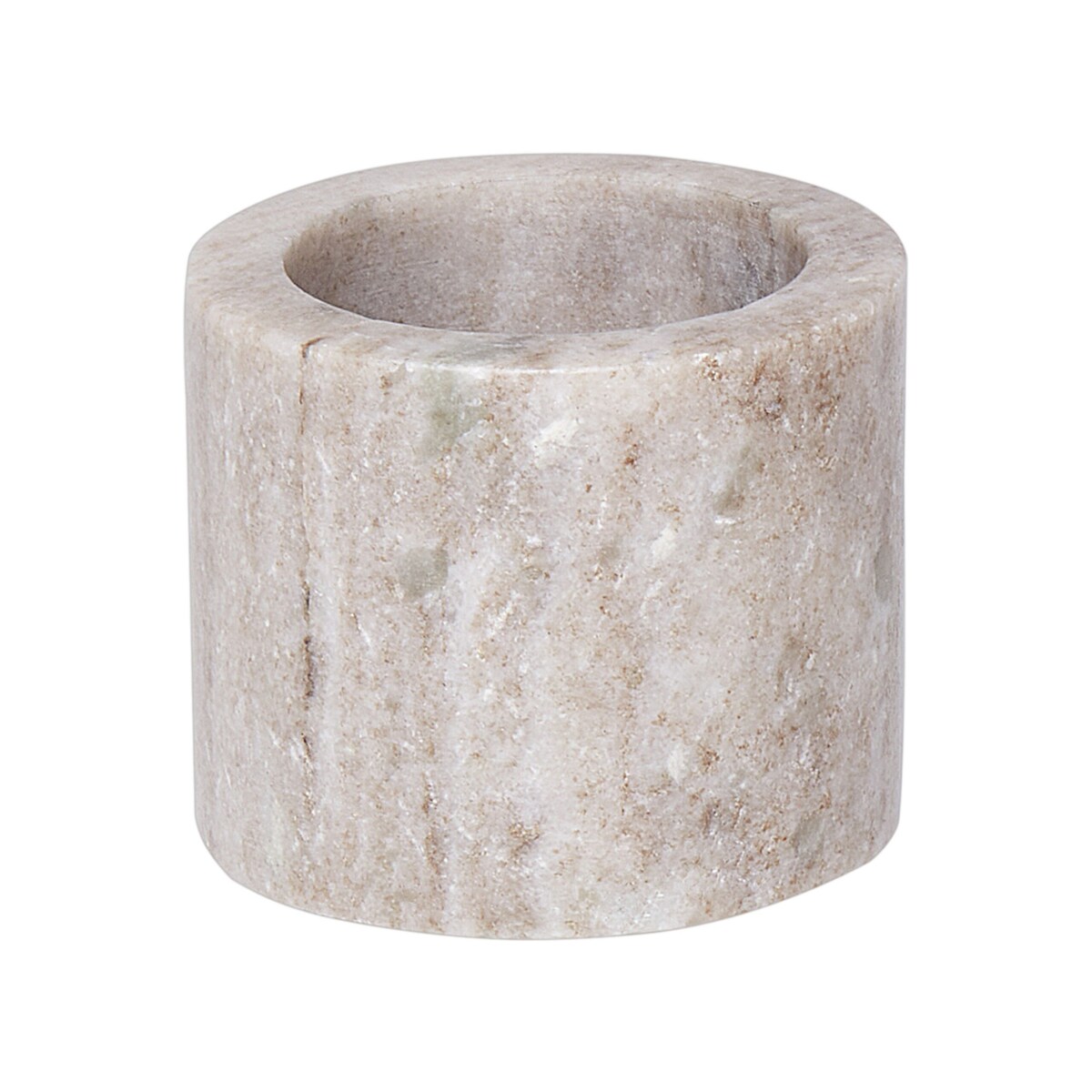 Zestaw 3 miseczek z marmuru z łyżeczkami i tacą wielokolorowy HERAKLION