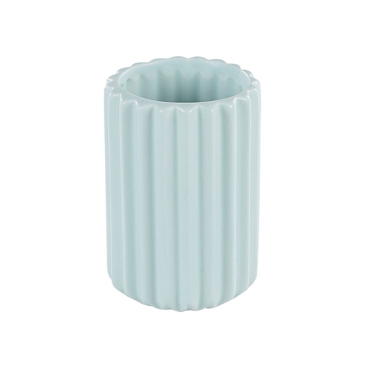 5-częściowy zestaw akcesoriów łazienkowych ceramiczny niebieski GORBEA