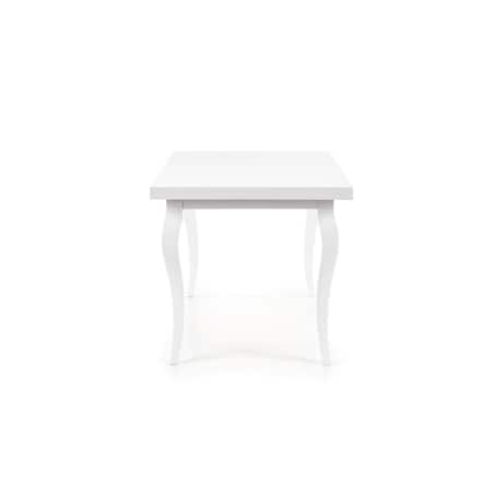 STÓŁ ROZKŁADANY Princess 140-180cm BIAŁY obrzeża ABS