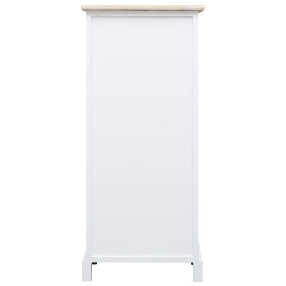 vidaXL Komoda, 38 x 28 x 86 cm, drewno paulownia