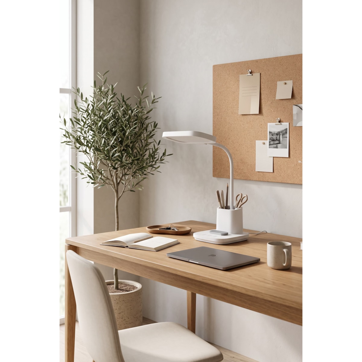 Lampka biurkowa K-BL1301 BIAŁY z serii TOLA