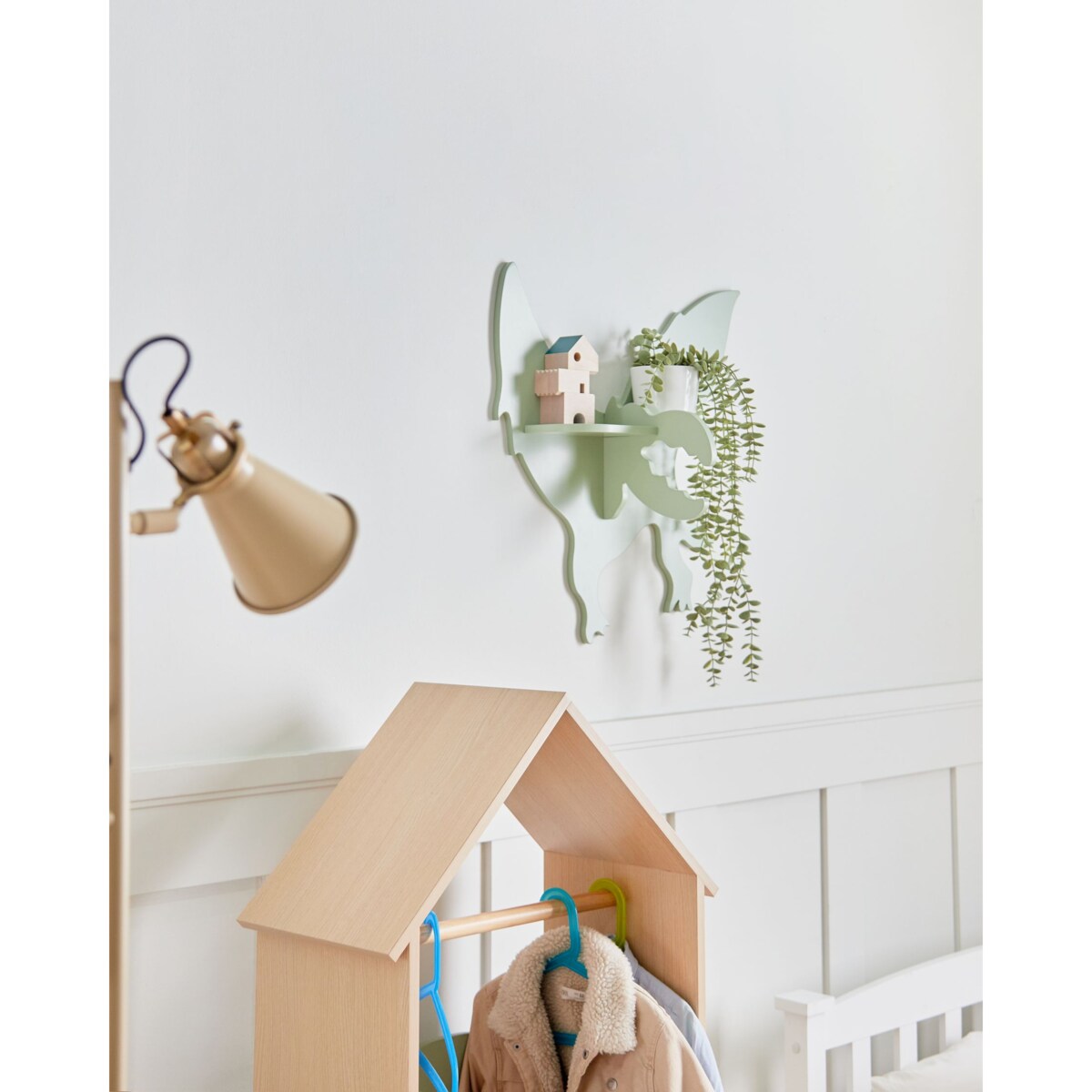 Regał z półkami MDF Jasnozielony DURANGO