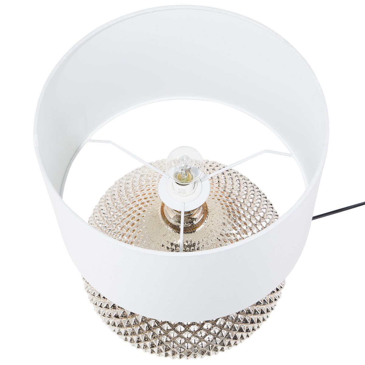 Lampa stołowa MADON Szkło Złoty