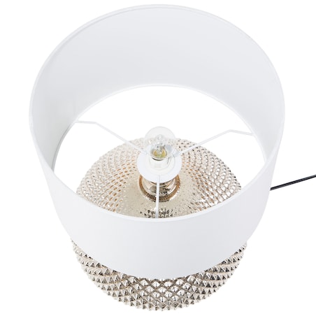 Lampa stołowa MADON Szkło Złoty