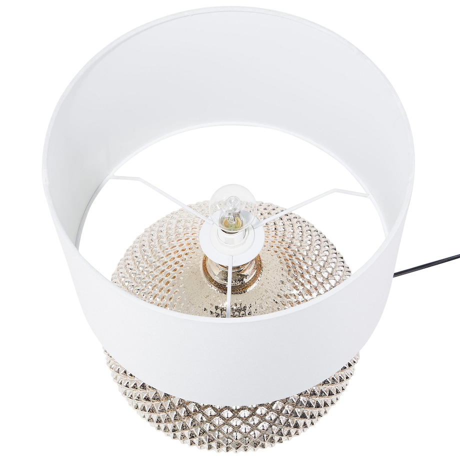 Lampa stołowa MADON Szkło Złoty