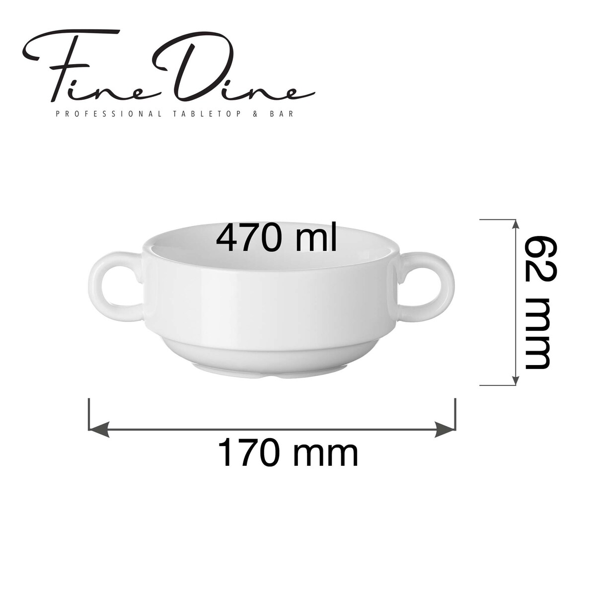Bulionówka Pure Bianco, 470ml