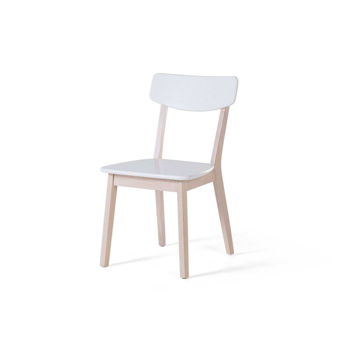 Zestaw 2 krzeseł do jadalni biały SANTOS