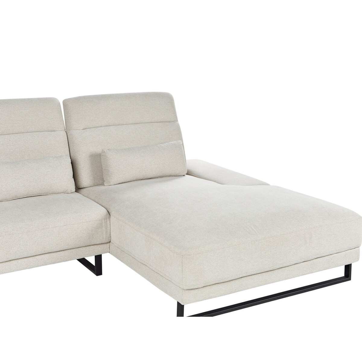 Narożnik IKAST Beżowy dla 4 osób Lewostronny