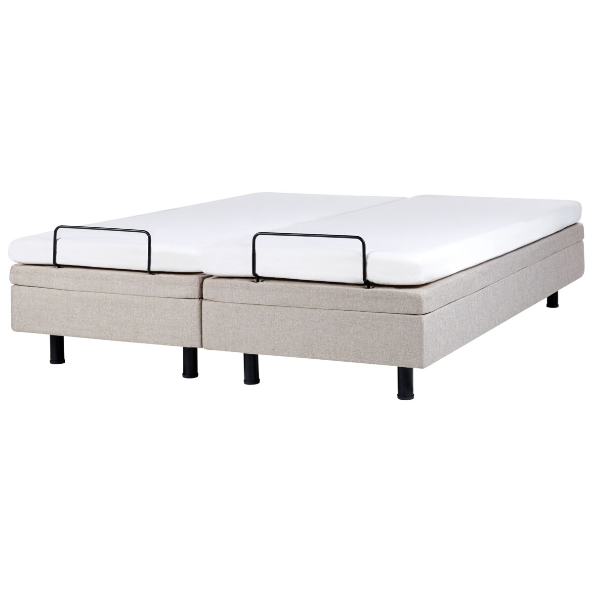 Łóżko regulowane bez zagłówka DUKE 180 x 200 cm Beżowy