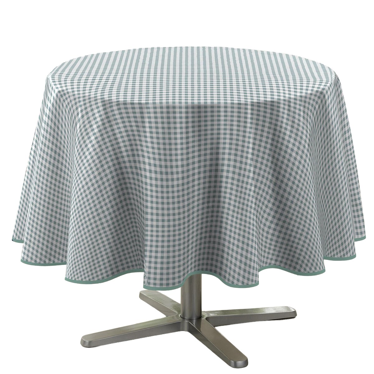 Obrus okrągły MINI VICHY, Ø 160 cm, kratka