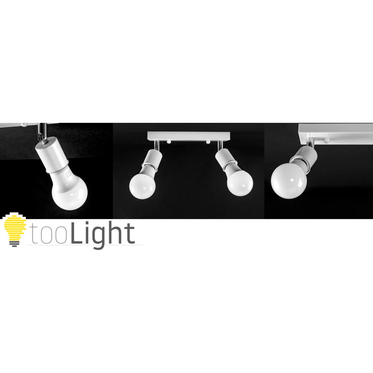 Lampa Sufitowa Plafon Reflektor Line White 2