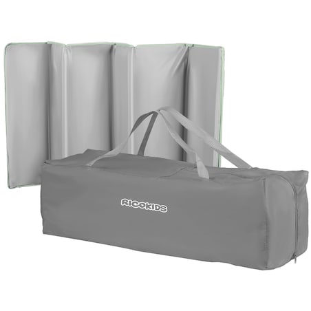 Łóżeczko turystyczne dla dziecka składane podróżne kojec Ricokids + materac + torba