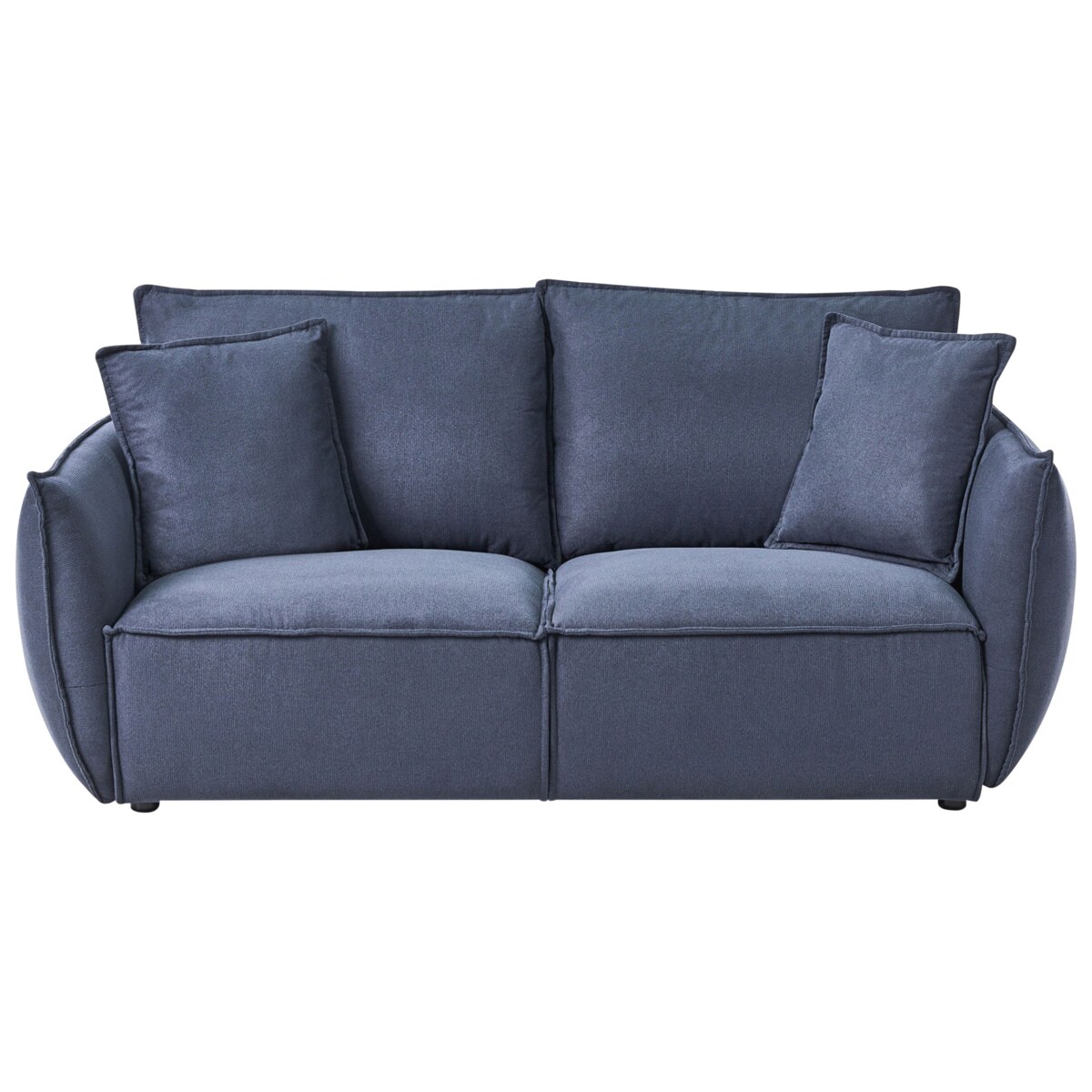 Sofa dla 3 osób KUNES Ciemnoniebieski