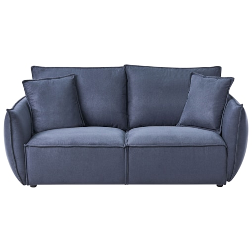 Sofa dla 3 osób KUNES Ciemnoniebieski