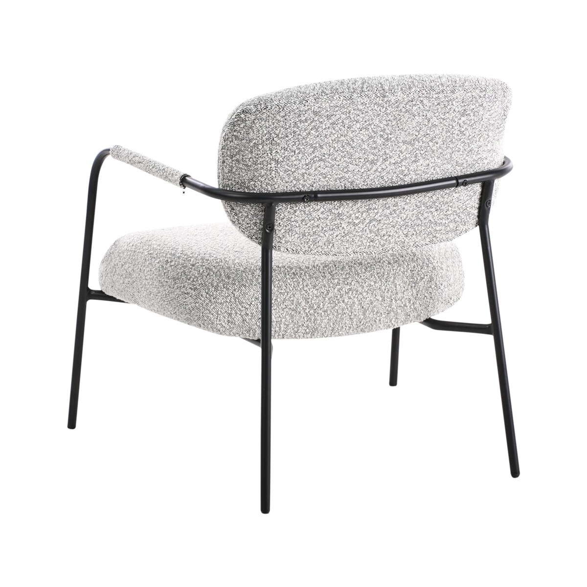 Fotel AUSVIKA Czarny/ biały