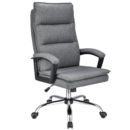 Fotel biurowy ESPO tkanina ciemny szary