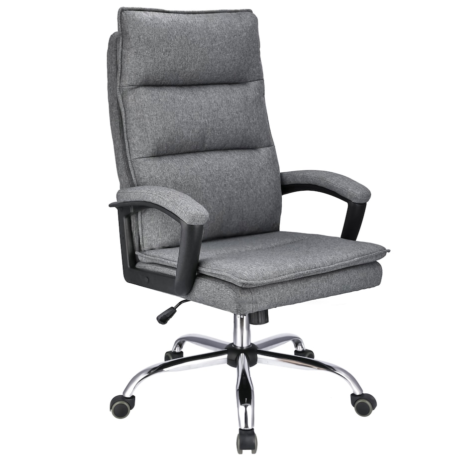 Fotel biurowy ESPO tkanina ciemny szary