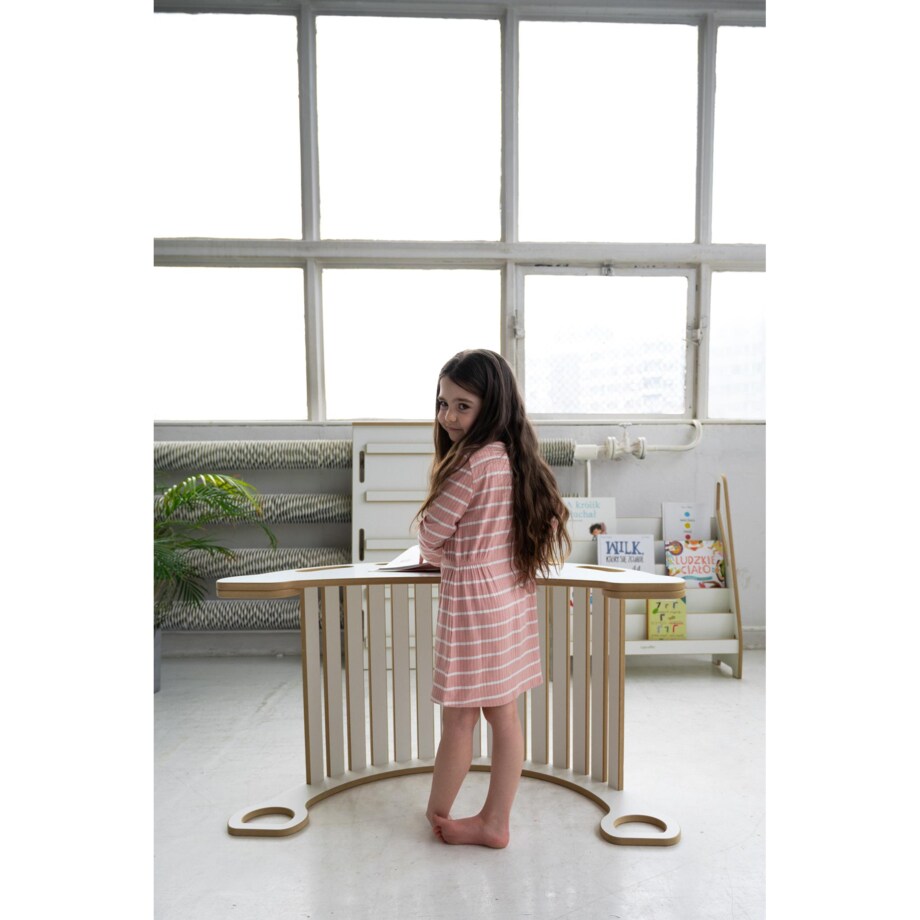 3w1 DUŻY bujak montessori + DUŻA zjeżdżalnia DRABINKA + blat