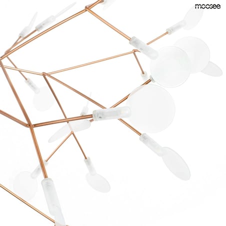 Lampa wisząca Flora MSE010100200 LED 23,W do sypialni złota