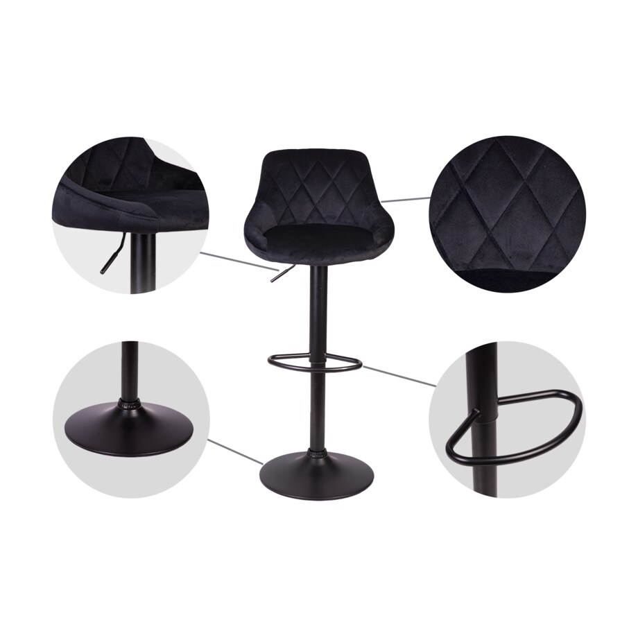 Hoker barowy z oparciem Sofotel Nerra 260031