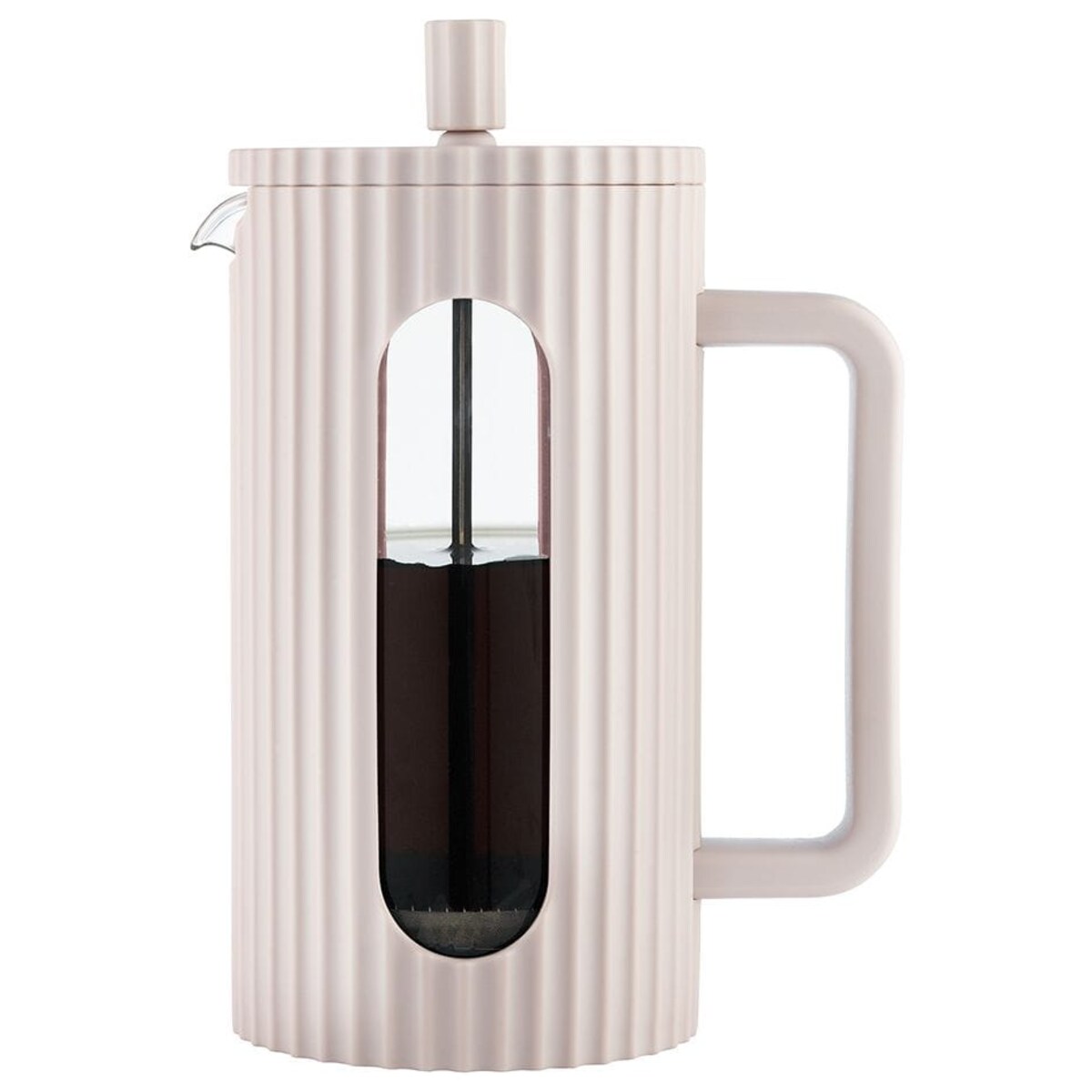 Zaparzacz do herbaty kawy szklany French Press 1000 ml beżowy KLAUSBERG