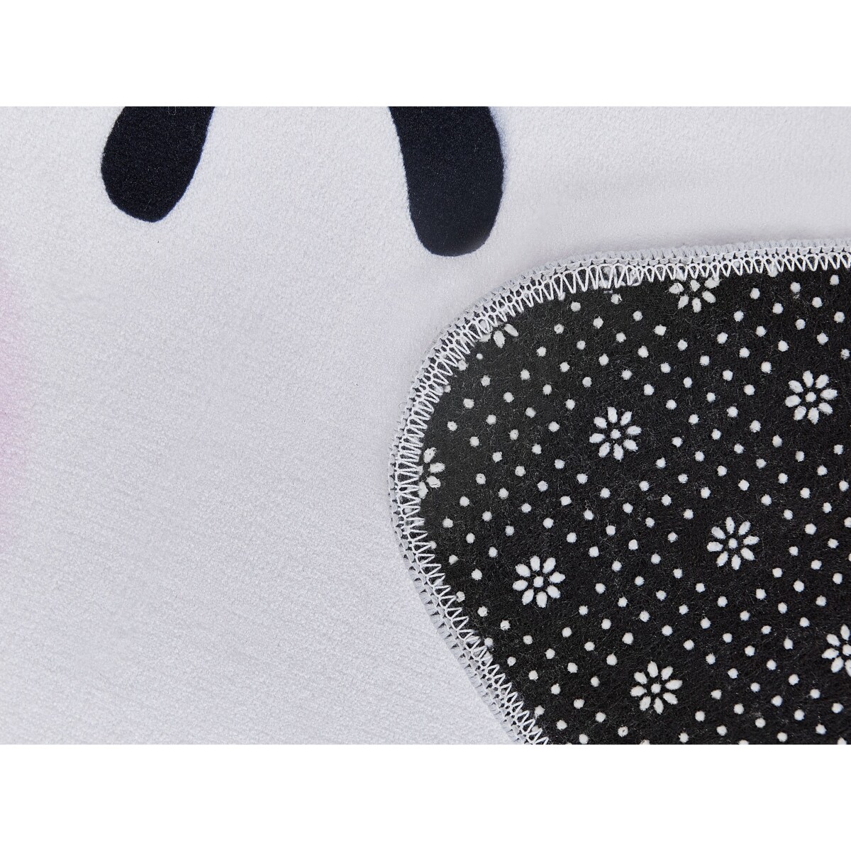 Dywan dziecięcy kształt gwiazdy 120 x 120 cm biały SIRIUS