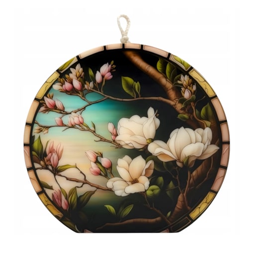 Świeca sojowa ozdobna kwiaty, prezent na Dzień Kobiet, dla Mamy, Przyjaciółki