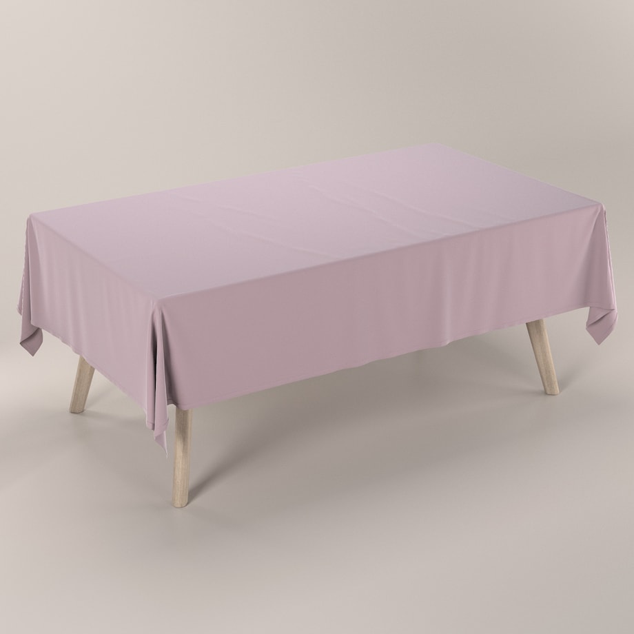 Obrus prostokątny 100 x 100 cm zgaszony róż