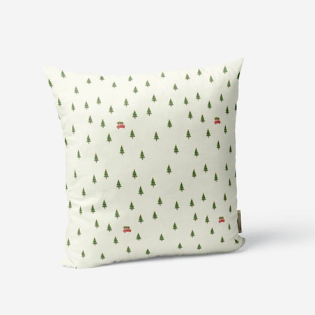 Poduszka świąteczna - Minimalistyczny las 45x45 cm