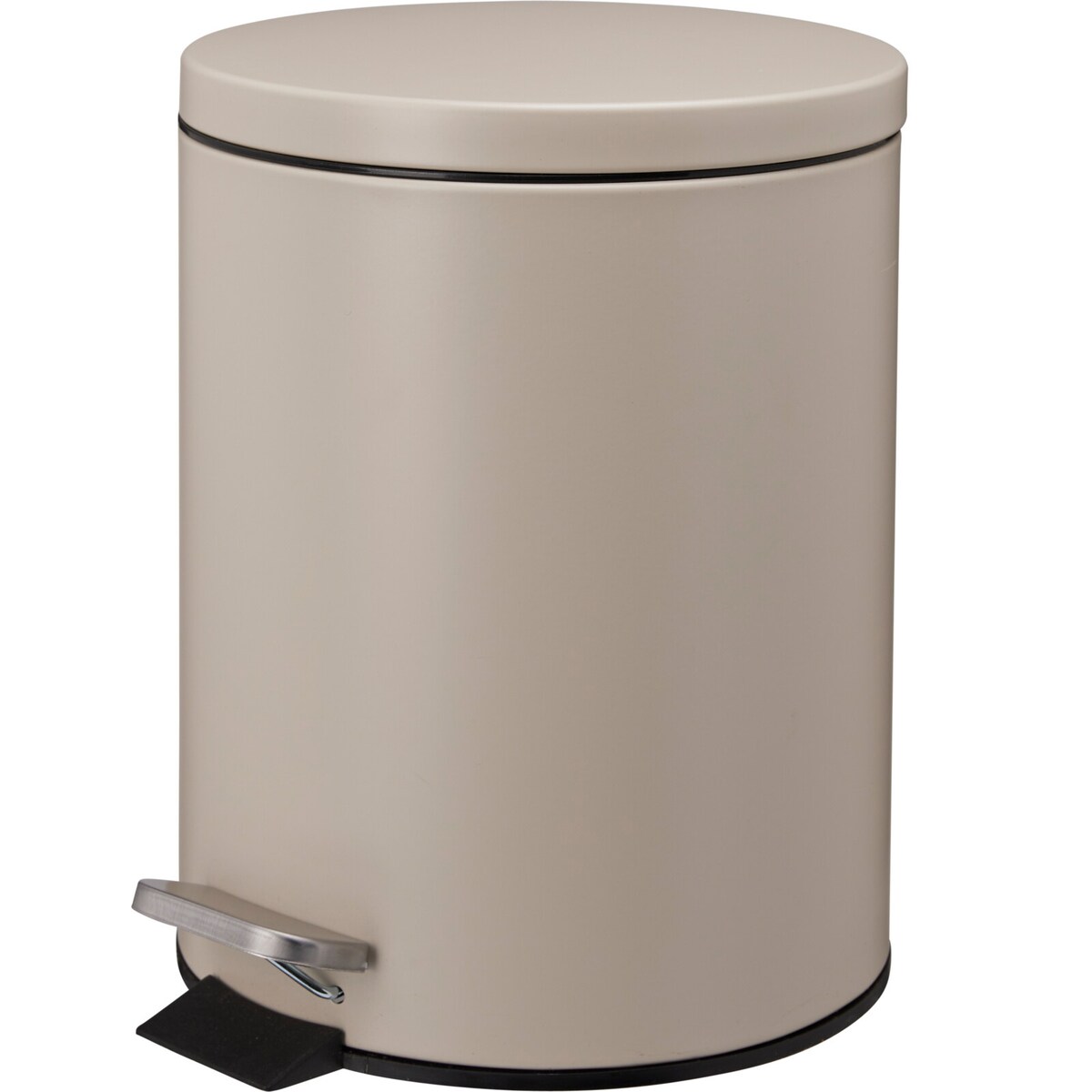 Kosz na śmieci NONI metalowy z pokrywą, 5 l