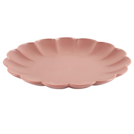 TALERZ DESEROWY Iris 20,5 cm różowy z tworzywa PP