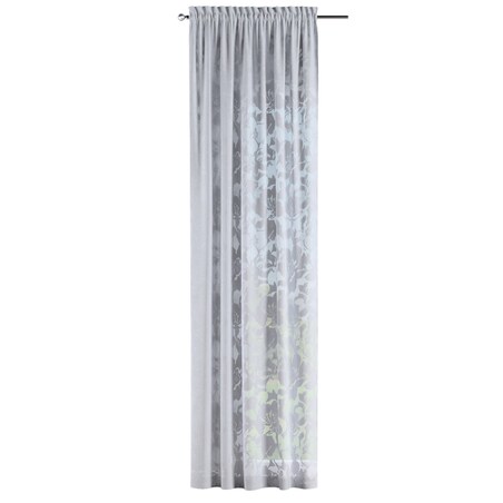 Zasłona na kanale z grzywką 1 szt. 130x245 kremowy