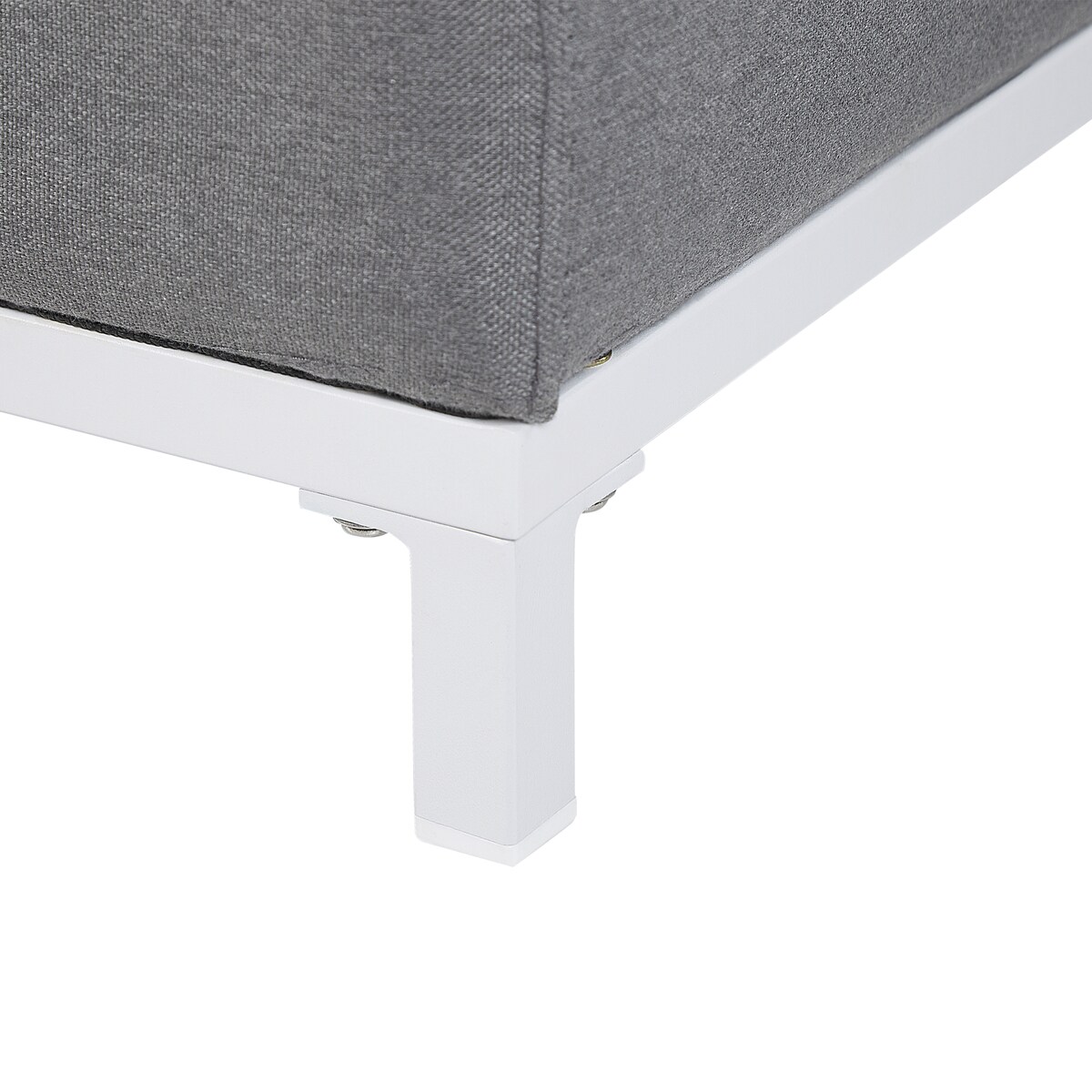 Sofa ogrodowa dla 2 osób ROVIGO Szary
