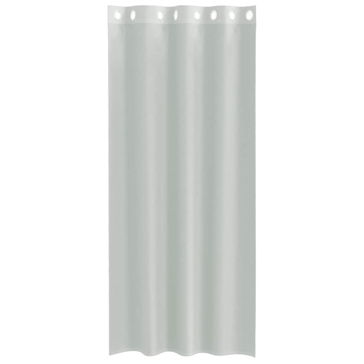 vidaXL Zasłony woalowe z przelotkami 2 szt. Jasnoszary 140x245 cm