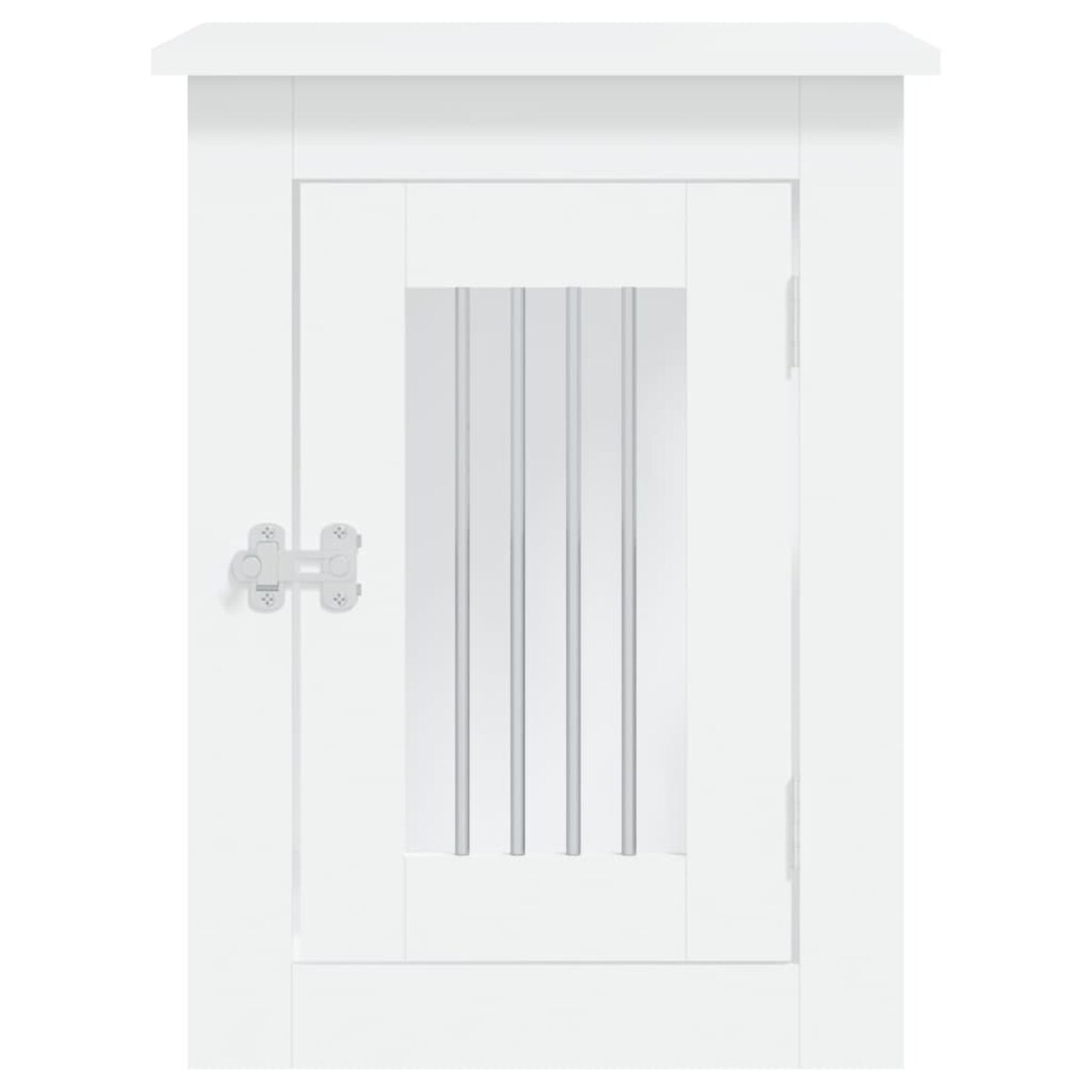 vidaXL Kojec dla psa, biały, 45x62x59 cm, materiał drewnopochodny