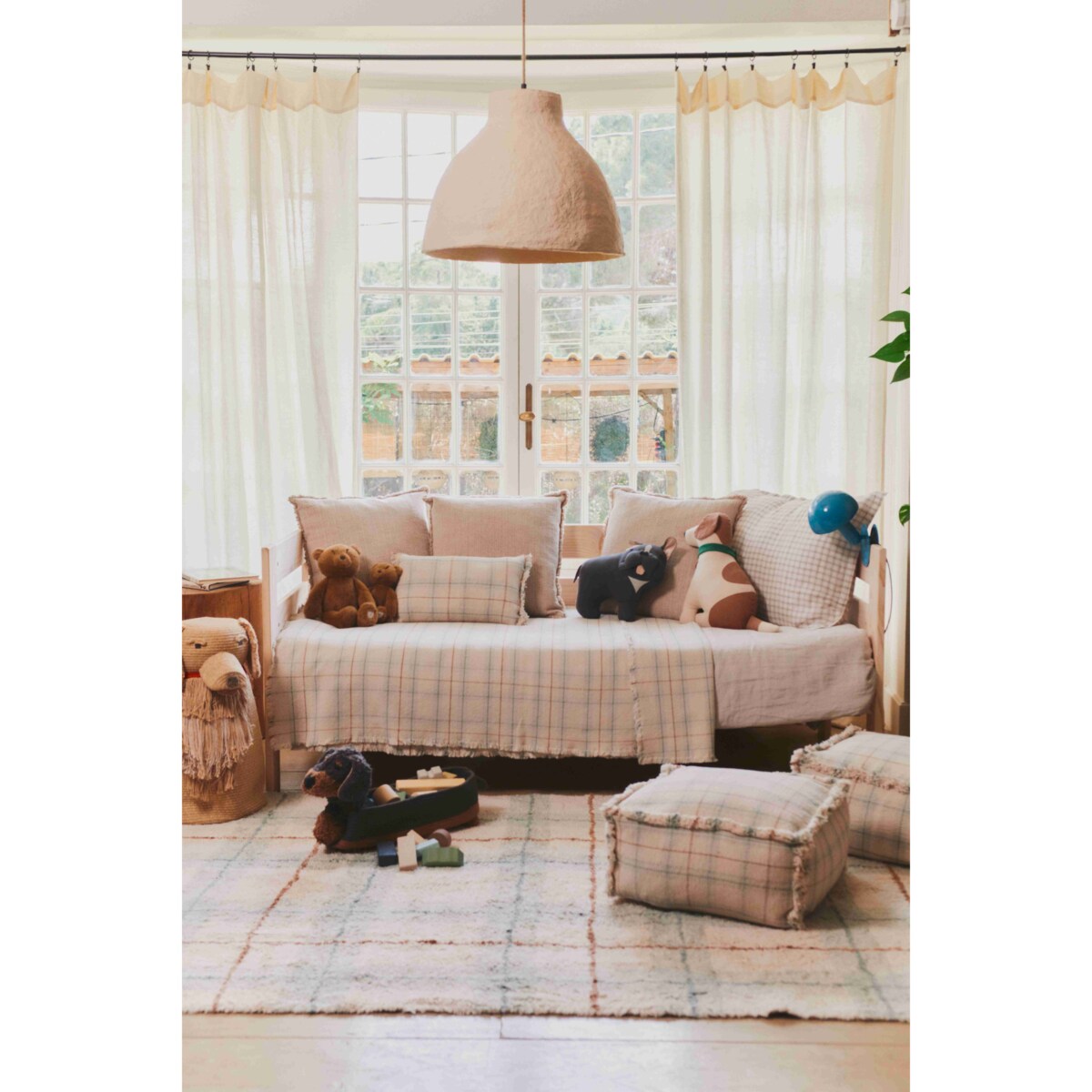 Poduszka Handloom Blue Sage Wouf Wouf – Lorena Canals