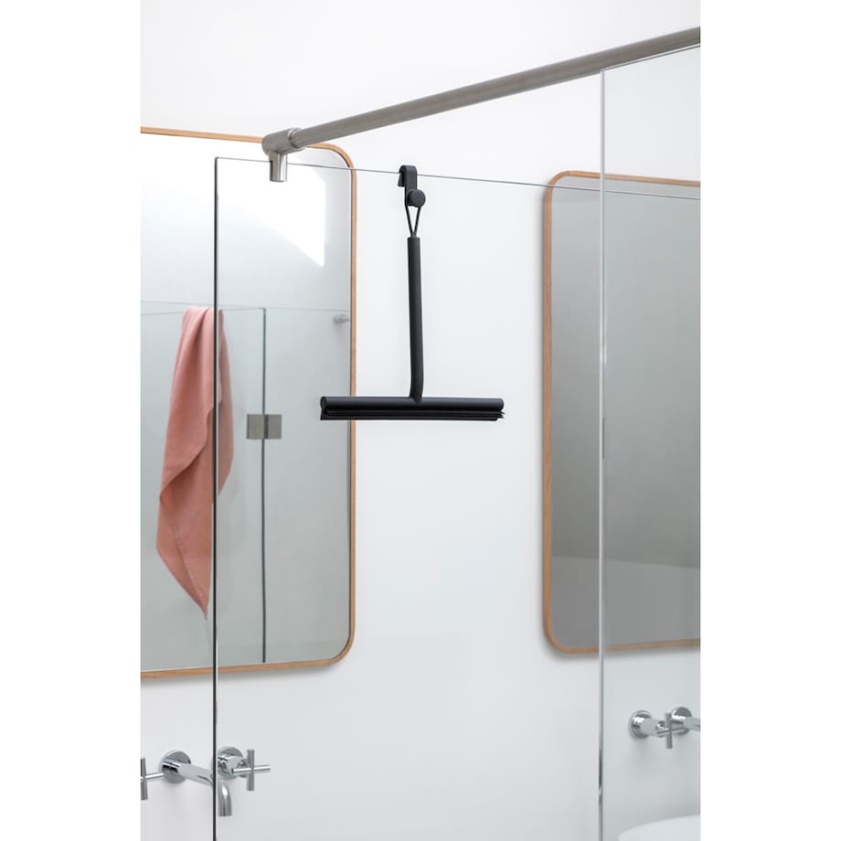 Ściągaczka prysznicowa z uchwytem ReNew ciemnoszara 280160