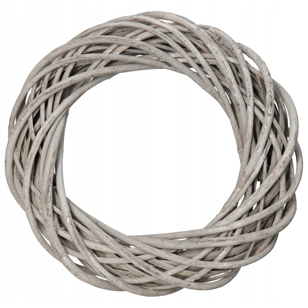 Wianek Wiklinowy Szary 35 Cm Wiklina Gruby Stroik