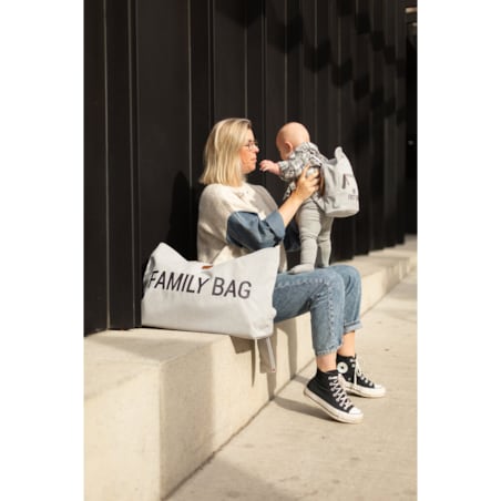 Childhome Plecak dziecięcy My First bag Kanwas Szary